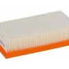 Bosch 2607432034 - Filtre Plissé Plat En Polyester - Pour GAS 35 L AFC / GAS 35 L SFC+ / GAS 35 M AFC / GAS 55 M AFC Professional