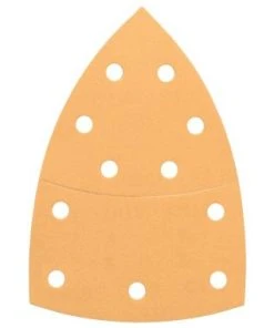 Bosch 2608607405 - Abrasif C470 Best For Wood And Paint, 102 X 62, 93 Mm, Grain 180, 11 Trous, 10x - 2608607405