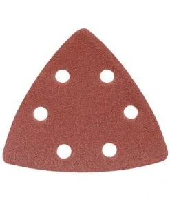 Silverline 826718 Feuilles Abrasives Triangulaires Auto-agrippantes 90 Mm, 10 Pcs - Grain 120