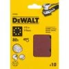 Dewalt DT3022 Feuilles Abrasives - G80 - 115x115mm (10pcs) - DT3022-QZ