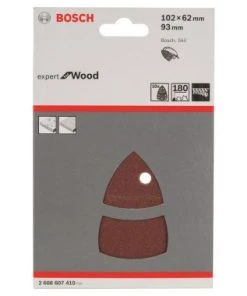 Bosch 2608607410 - Abrasif C430 Best For Wood And Paint, 102 X 62, 93 Mm, Grain 180, 11 Trous, 10x