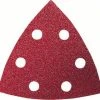Bosch 2608605148 Feuille Abrasive Delta - K40 - 93mm (5pcs)