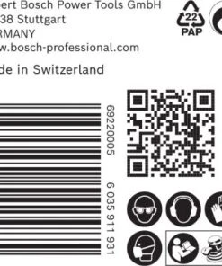 Bosch EXPERT 2608900910 - EXPERT Abrasif C470 Best For Wood And Paint, Diamètre 125 Mm, Grain 80, 8 Trous, 50x -Boutique ROTHENBERGER 986c80c6273b9f9d0b80c9c904937a4a