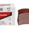 Makita P -42422 Feuilles De Ponçage - 114 X 102 , Grains 60 , , (50 Pcs)