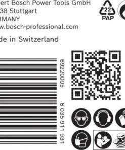 Bosch EXPERT 2608900920 - EXPERT Abrasif C470 Best For Wood And Paint, Diamètre 150 Mm, Grain 100, 8 Trous, 50x -Boutique ROTHENBERGER ad53b9b840d80cff9a5032cb61f5b232