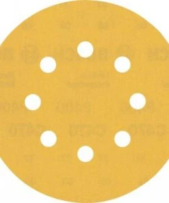Bosch EXPERT 2608900916 - EXPERT Abrasif C470 Best For Wood And Paint, Diamètre 125 Mm, Grain 400, 8 Trous, 50x