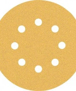 Bosch EXPERT 2608900805 - EXPERT Abrasif C470 Best For Wood And Paint, Diamètre 125 Mm, Grain 80, 8 Trous, 5x