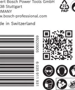 Bosch EXPERT 2608901137 - EXPERT Abrasif C470 Best For Wood And Paint, Diamètre 150 Mm, Grain 80, Multiperforation, 50x -Boutique ROTHENBERGER c7d67187c35df6a048bcef9d565bd1e6