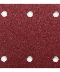 Makita P -33102 Fil De Ponçage Plat Rouge , Grains 80 , 114 X 102 Mm (10 Pcs)