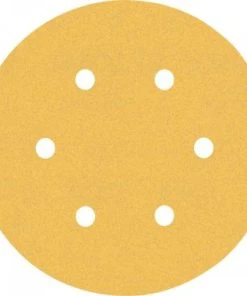 Bosch EXPERT 2608900817 - EXPERT Abrasif C470 Best For Wood And Paint, Diamètre 150 Mm, Grain 120, 6 Trous, 5x