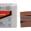 Makita P-42438 Feuille De Ponçage 114 X 102 K80 Velcro Rouge