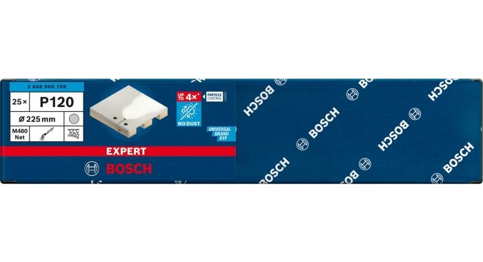 Bosch EXPERT 2608900709 - EXPERT Abrasif M480 Best For Wood And Paint, Diamètre 225 Mm, Grain 120, 25x 2 Bosch EXPERT 2608900709 - EXPERT Abrasif M480 Best For Wood And Paint, Diamètre 225 Mm, Grain 120, 25x – Image 2