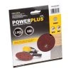 Powerplus POWAIR0122 - Papier Abrasif Ø150mm G60 5pcs
