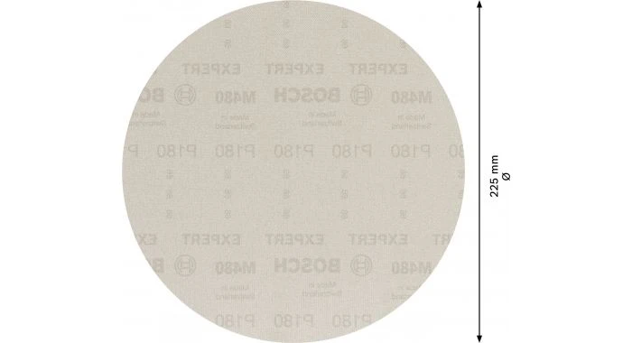 Bosch EXPERT 2608900711 - EXPERT Abrasif M480 Best For Wood And Paint, Diamètre 225 Mm, Grain 180, 25x 4 Bosch EXPERT 2608900711 - EXPERT Abrasif M480 Best For Wood And Paint, Diamètre 225 Mm, Grain 180, 25x – Image 4