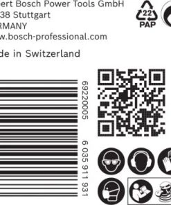 Bosch EXPERT 2608901120 - EXPERT Abrasif C470 Best For Wood And Paint, Diamètre 125 Mm, Grain 150, 8 Trous, 50x -Boutique ROTHENBERGER fd2aab54119577817db69e56d944bfce